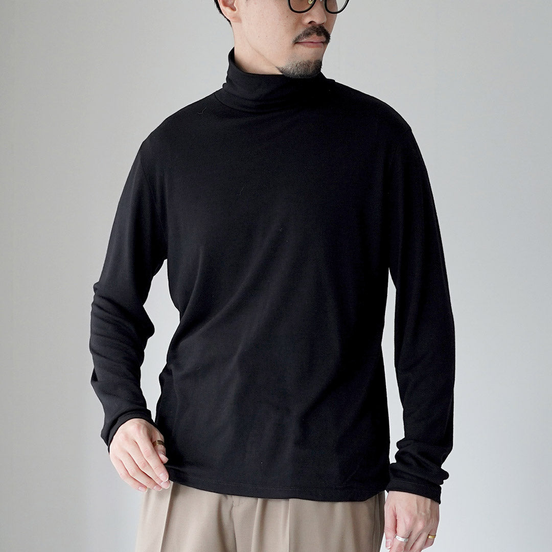 LIFiLL（リフィル） ウーリッシュ ハイネック ロングスリーブ TEE