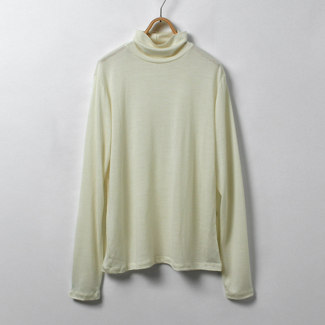 LIFiLL（リフィル） ウーリッシュ ハイネック ロングスリーブ TEE