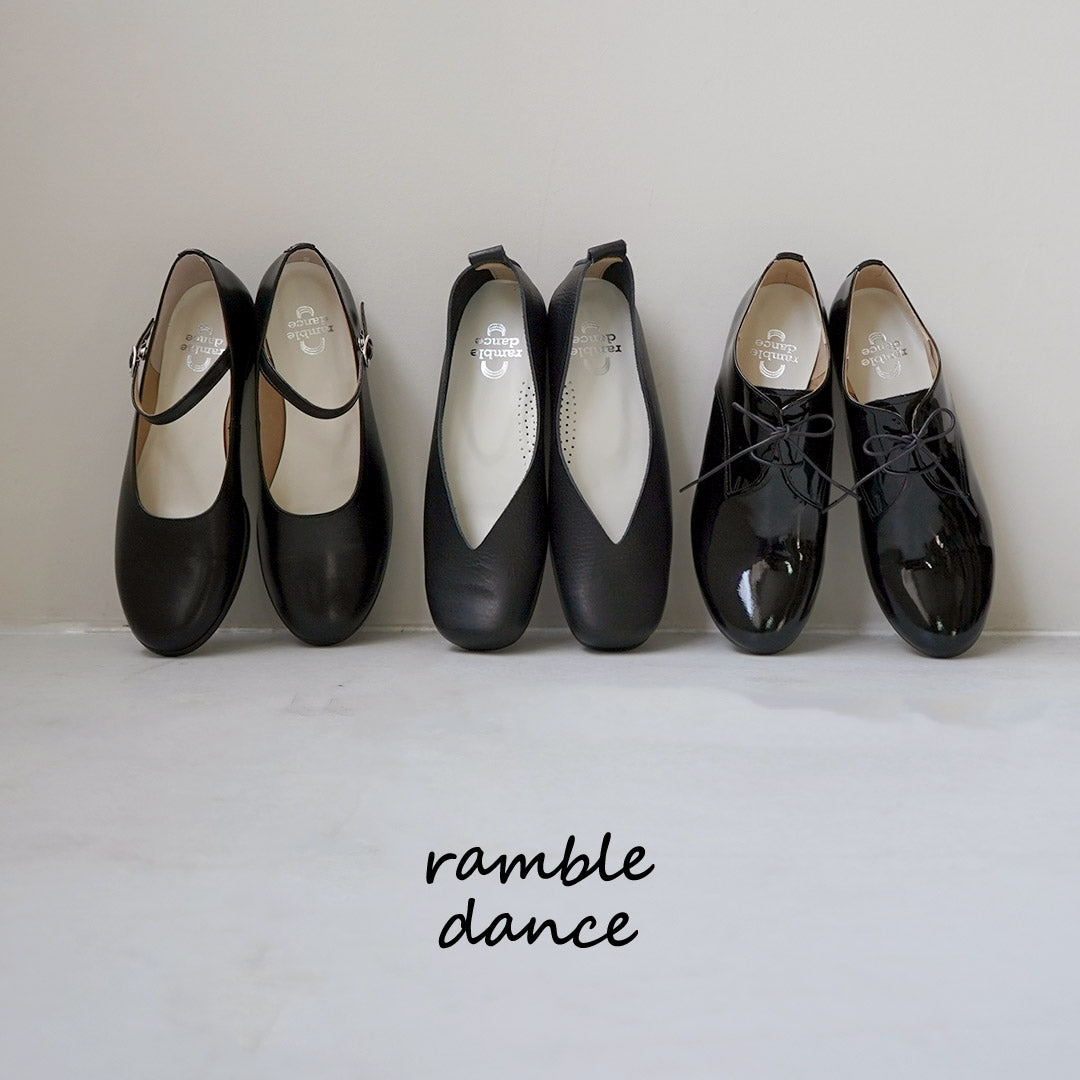 RAMBLE DANCE（ランブルダンス） エナメル レースアップシューズ 日本