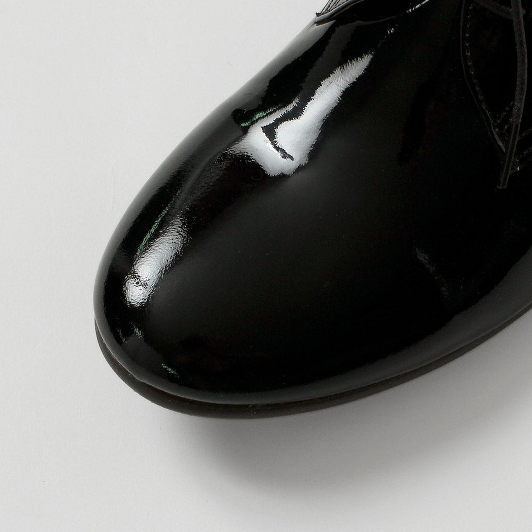 RAMBLE DANCE（ランブルダンス） エナメル レースアップシューズ 日本製