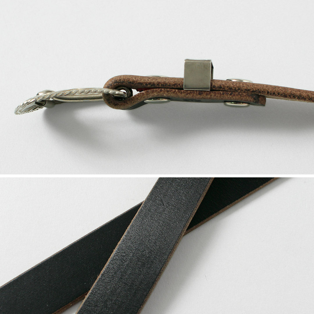BUTTON WORKS（ボタンワークス） 別注 N＆J ウェスタンベルト ナロー