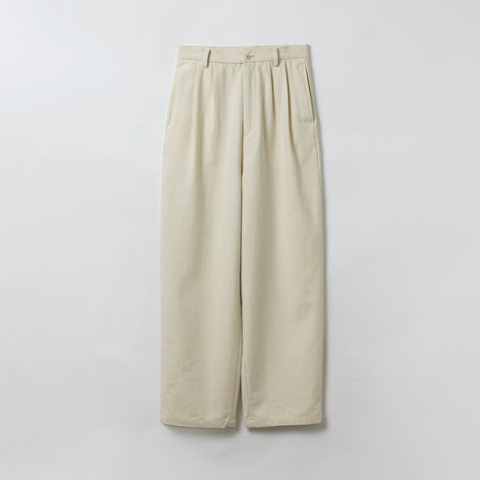 MIDIUMI（ミディウミ） バックサテン 2タックパンツ