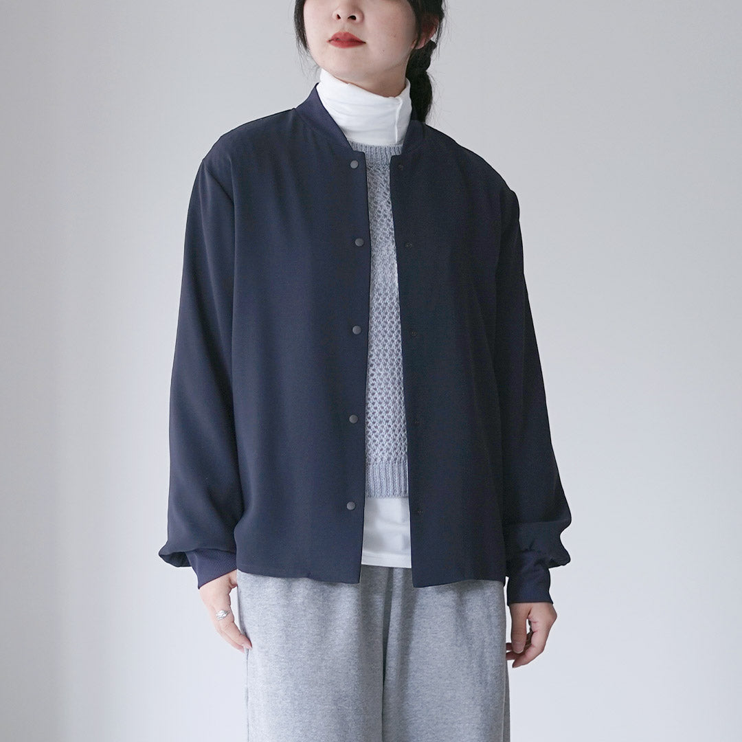 mizuiro ind（ミズイロインド） ブルゾンライク シャツ / ジャケット