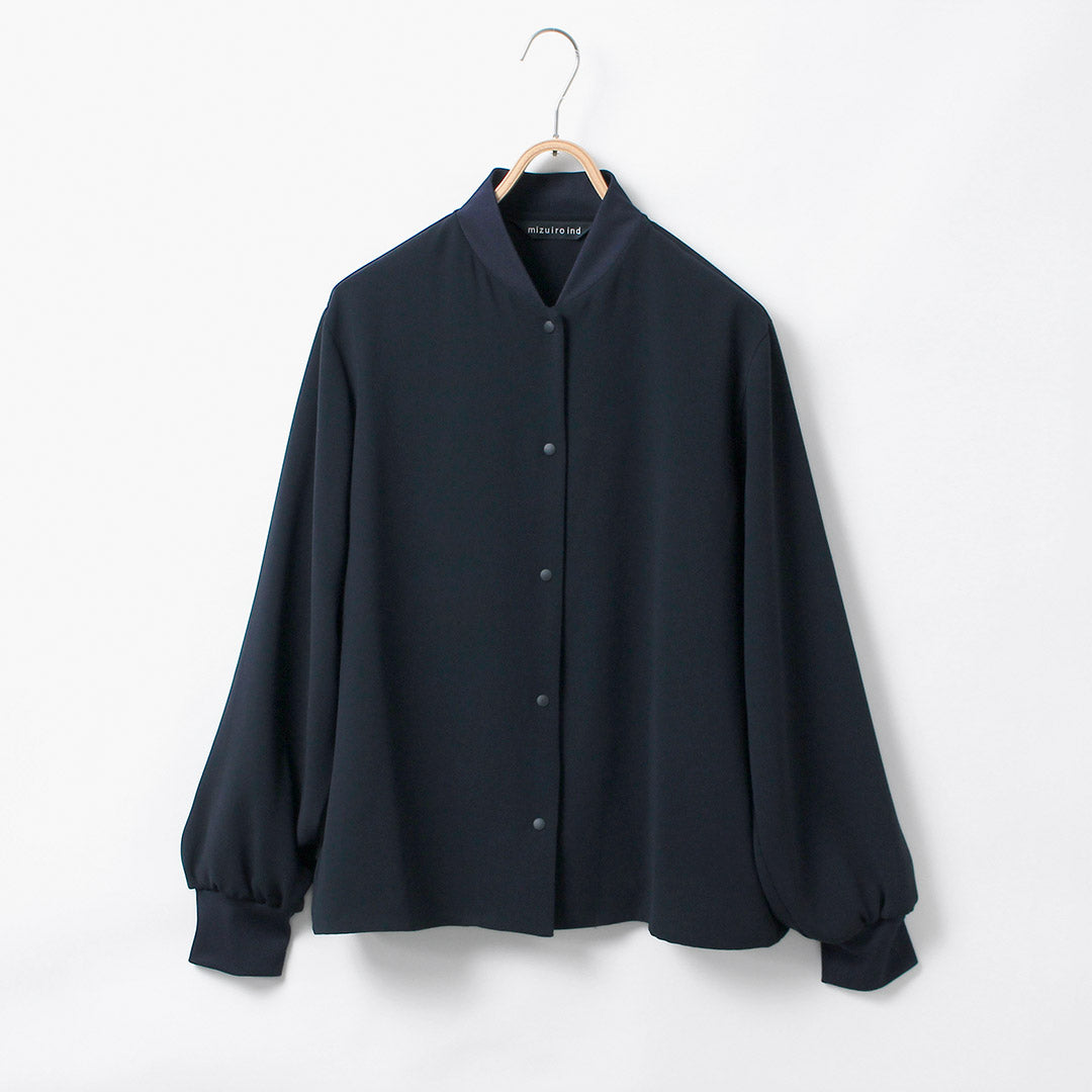 専用A/W ミズイロインド 薄手ブルゾン . mizuiro ind（ミズイロインド） ブルゾンライク シャツ / ジャケット
