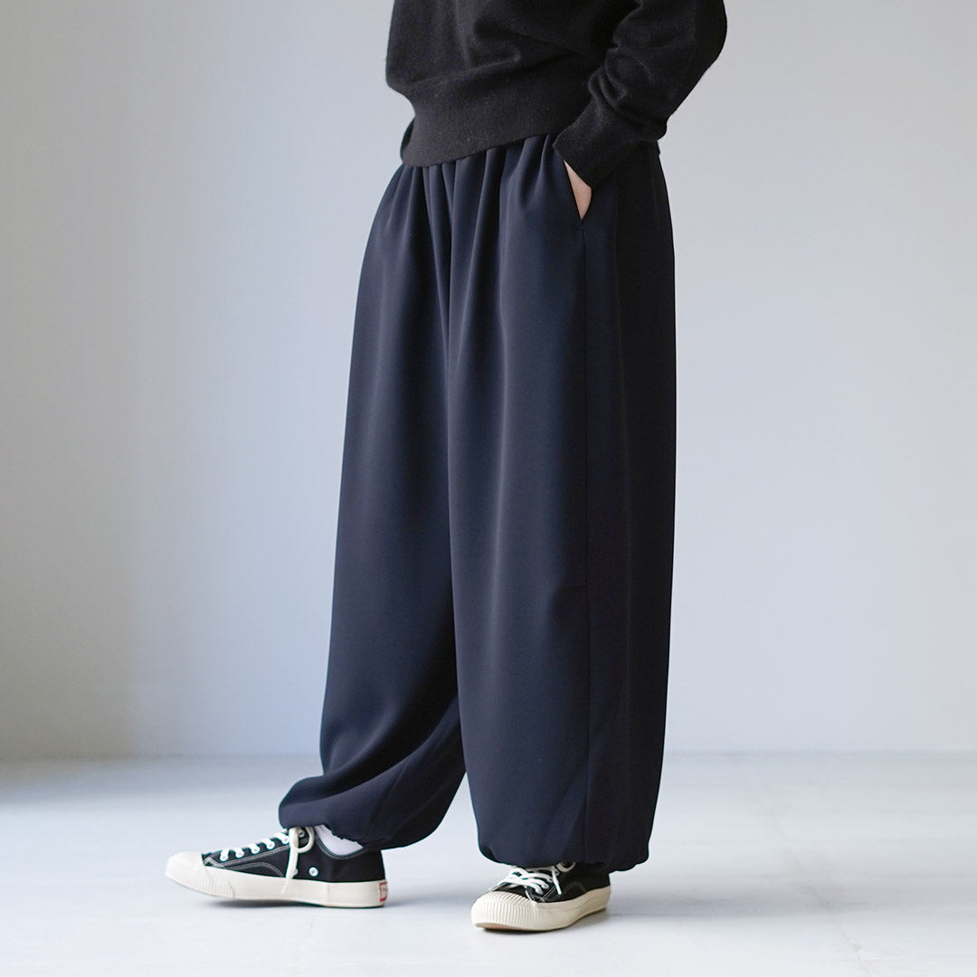 美品 Y's for menドローストリングパンツ ウエストゴム仕様 mizuiro ind（ミズイロインド） ドローストリング ヘムパンツ