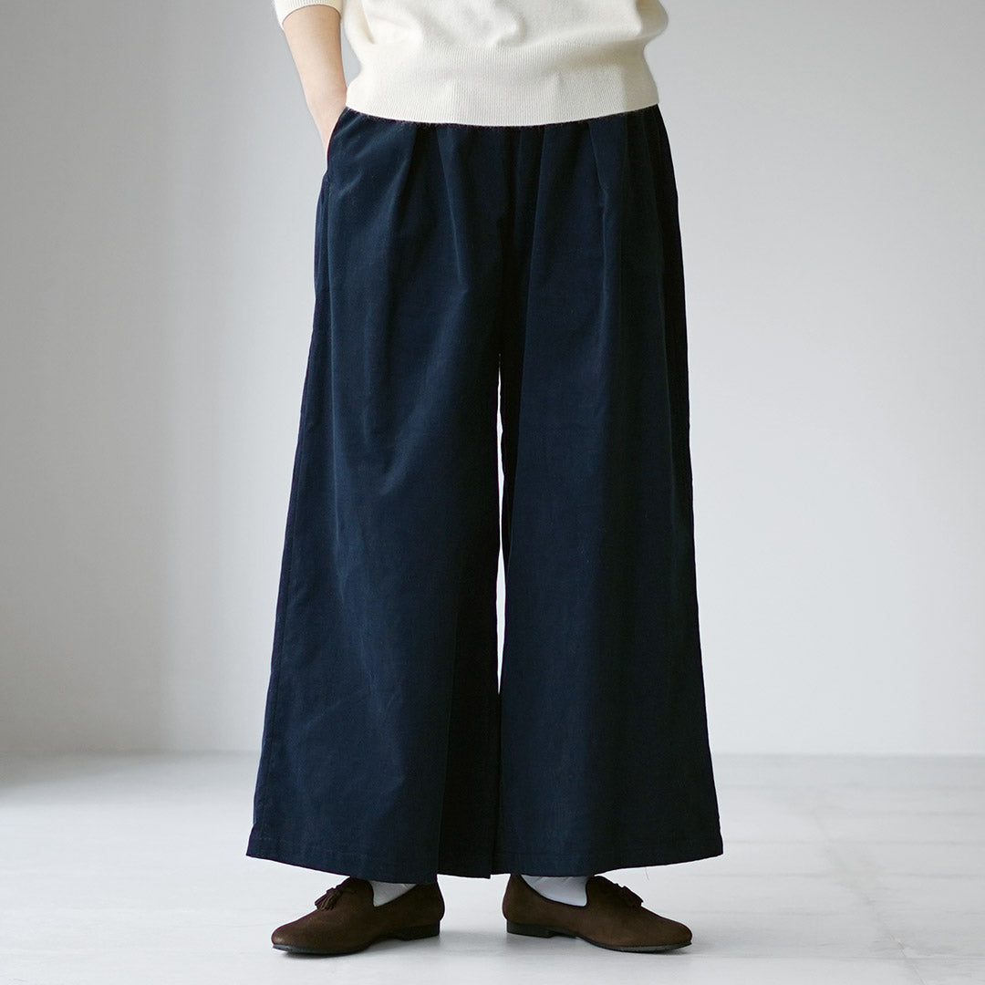 mizuiro indゆったり❣️ショルダータックカットソー★フレンチスリーブ紺 mizuiro indゆったり❣️ショルダータックカットソー☆フレンチスリーブ紺