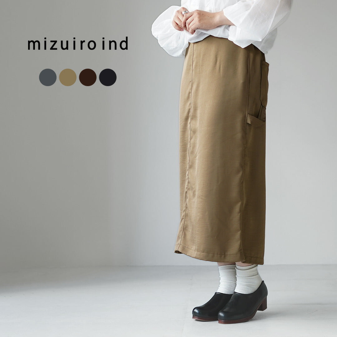 mizuiro ind（ミズイロインド） ペインター タイトスカート / イージー