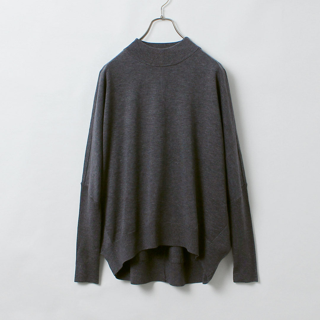 mizuiro ind（ミズイロインド） コクーン リブスリーブ プルオーバー