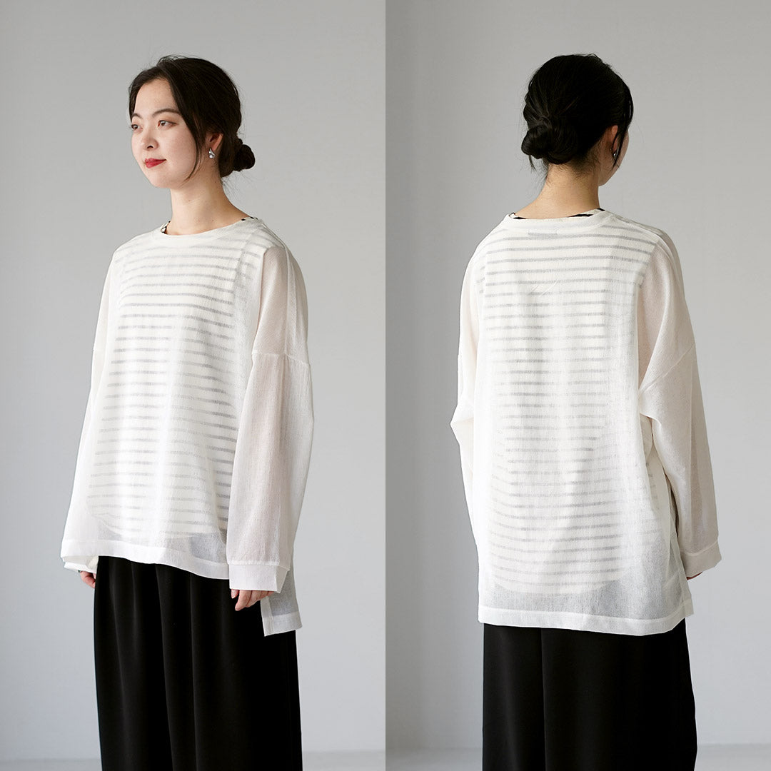 mizuiro ind（ミズイロインド） ワッシャーボイル ワイド プルオーバー