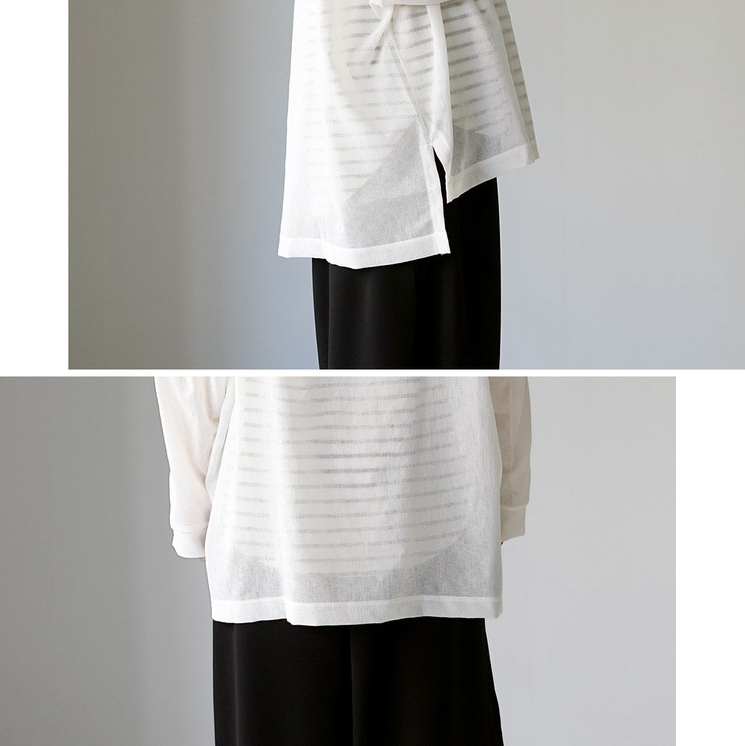 mizuiro ind（ミズイロインド） ワッシャーボイル ワイド プルオーバー