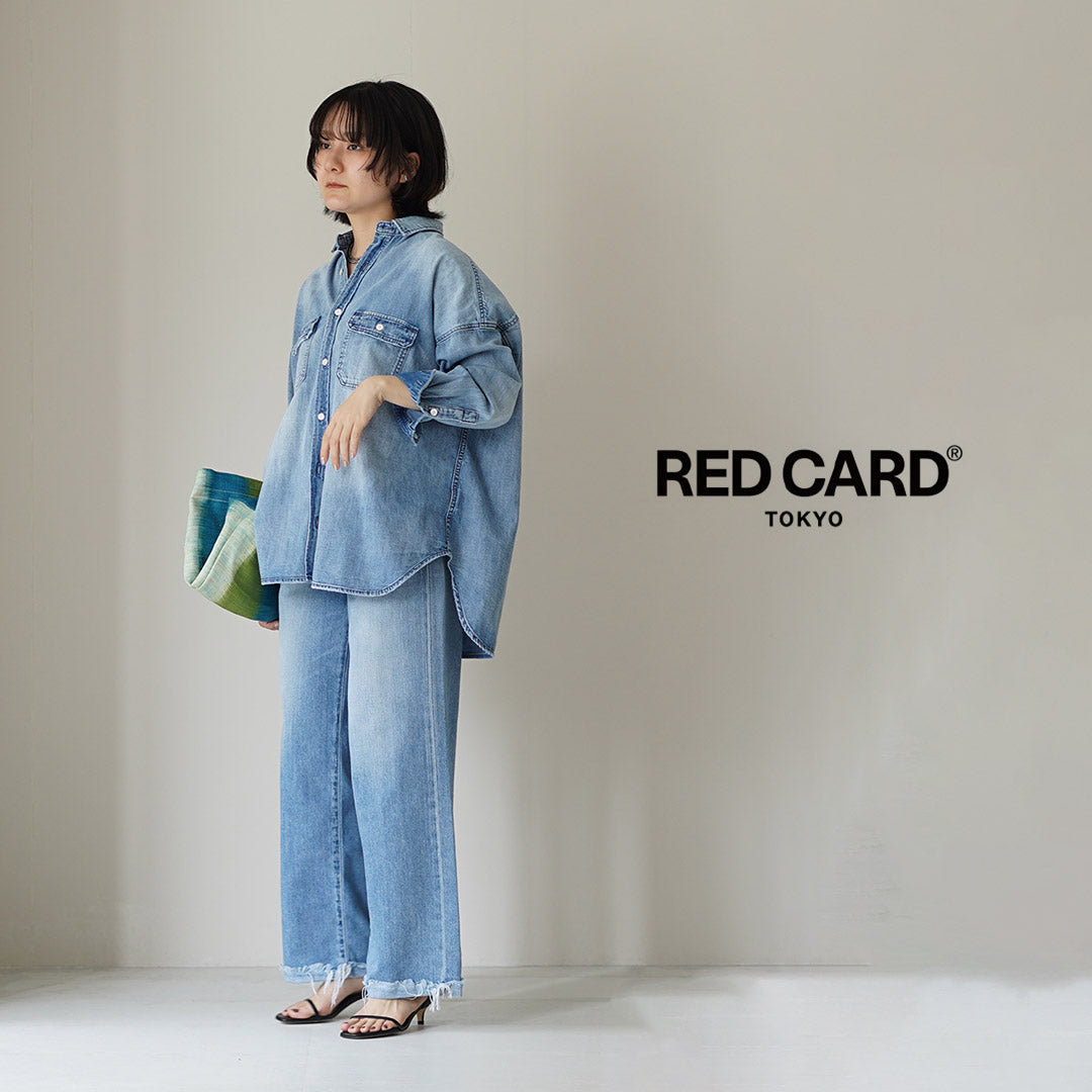 RED CARD（レッドカード） Relaxy Shirt デニム ワイドシャツ