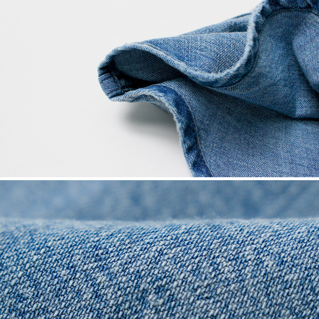 RED CARD（レッドカード） Relaxy Shirt デニム ワイドシャツ