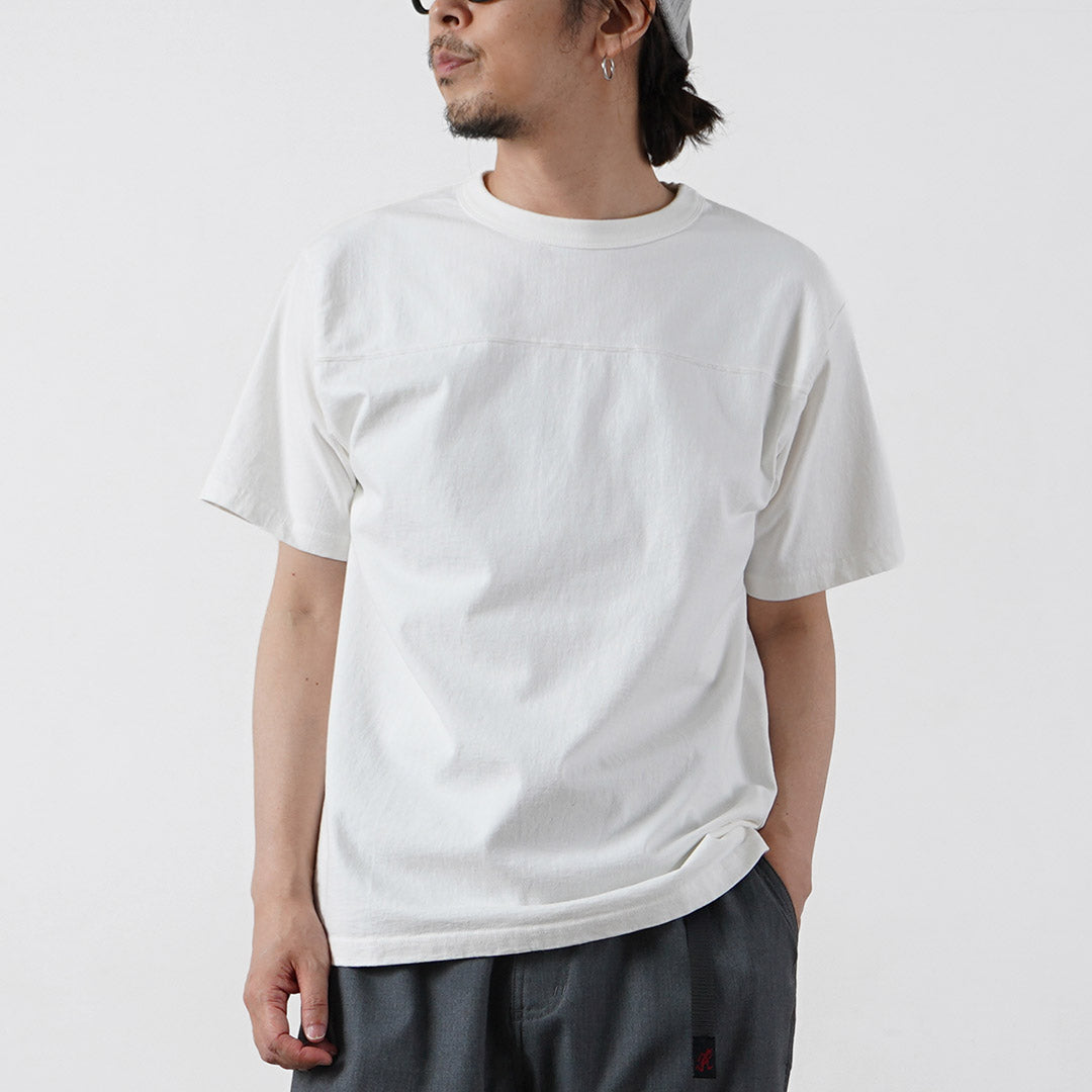 BARNS（バーンズ） 小寸 ショートスリーブ フットボールTシャツ 日本製