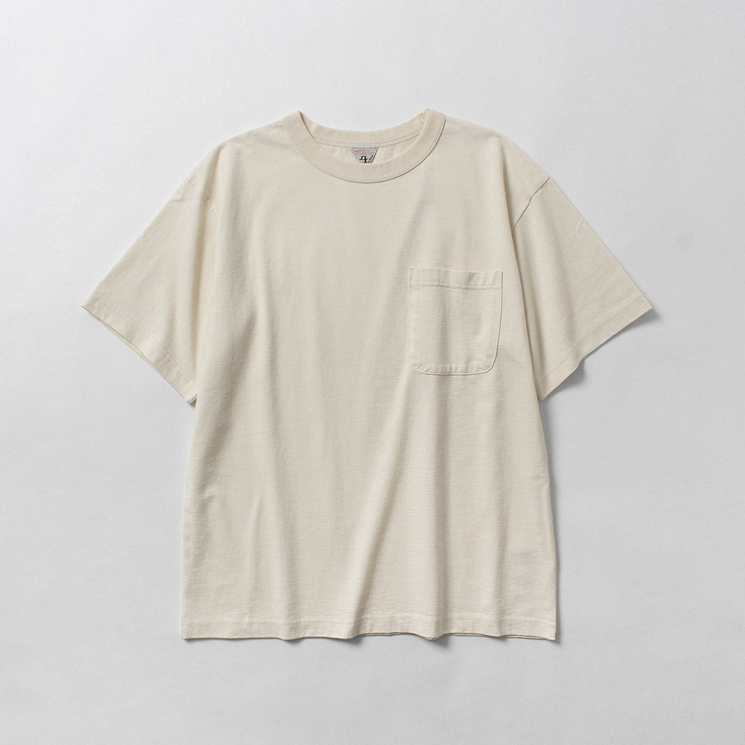 FILMELANGE（フィルメランジェ） オールデン エアスピン天竺 ポケットTシャツ 日本製