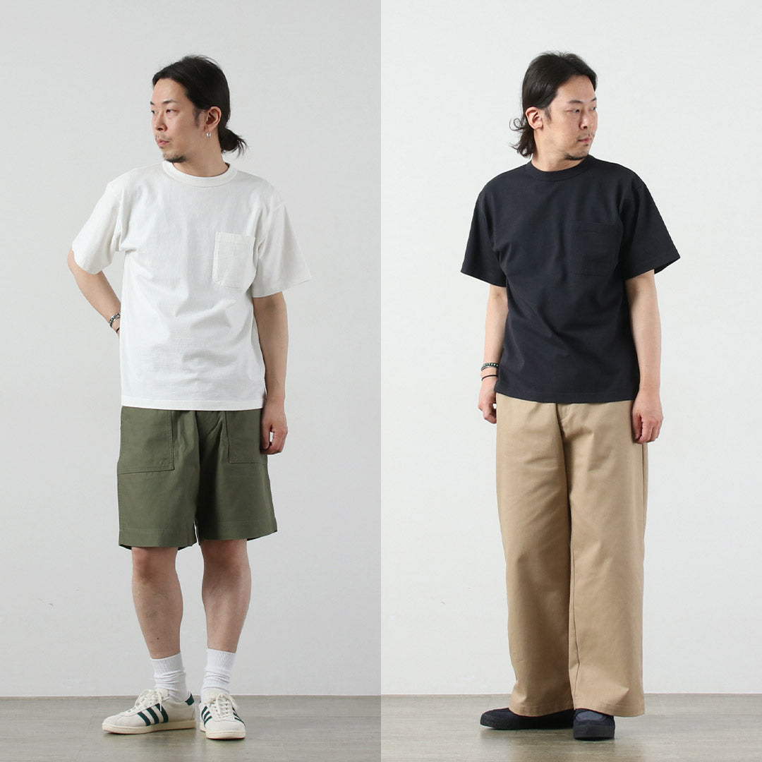 FILMELANGE（フィルメランジェ） オールデン エアスピン天竺 ポケットTシャツ 日本製