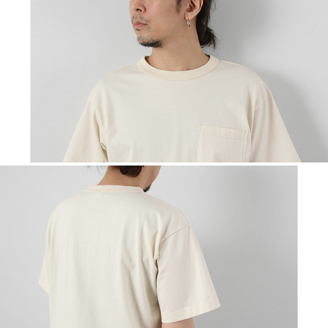 FILMELANGE（フィルメランジェ） オールデン エアスピン天竺 ポケットTシャツ 日本製