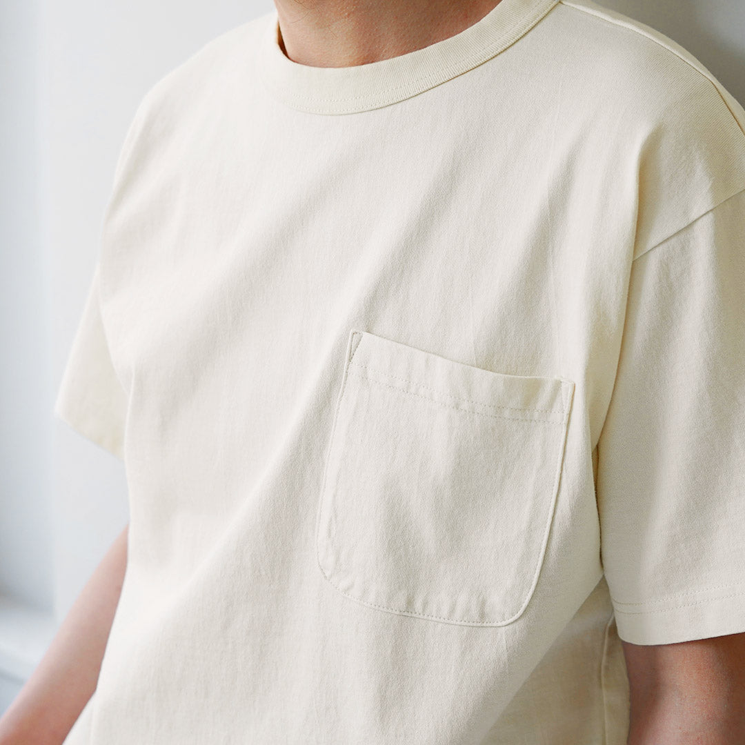 FILMELANGE（フィルメランジェ） オールデン エアスピン天竺 ポケットTシャツ 日本製