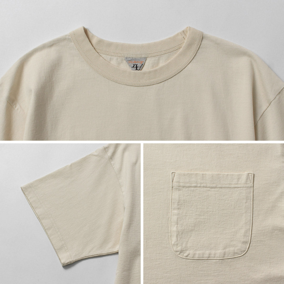 FILMELANGE（フィルメランジェ） オールデン エアスピン天竺 ポケットTシャツ 日本製