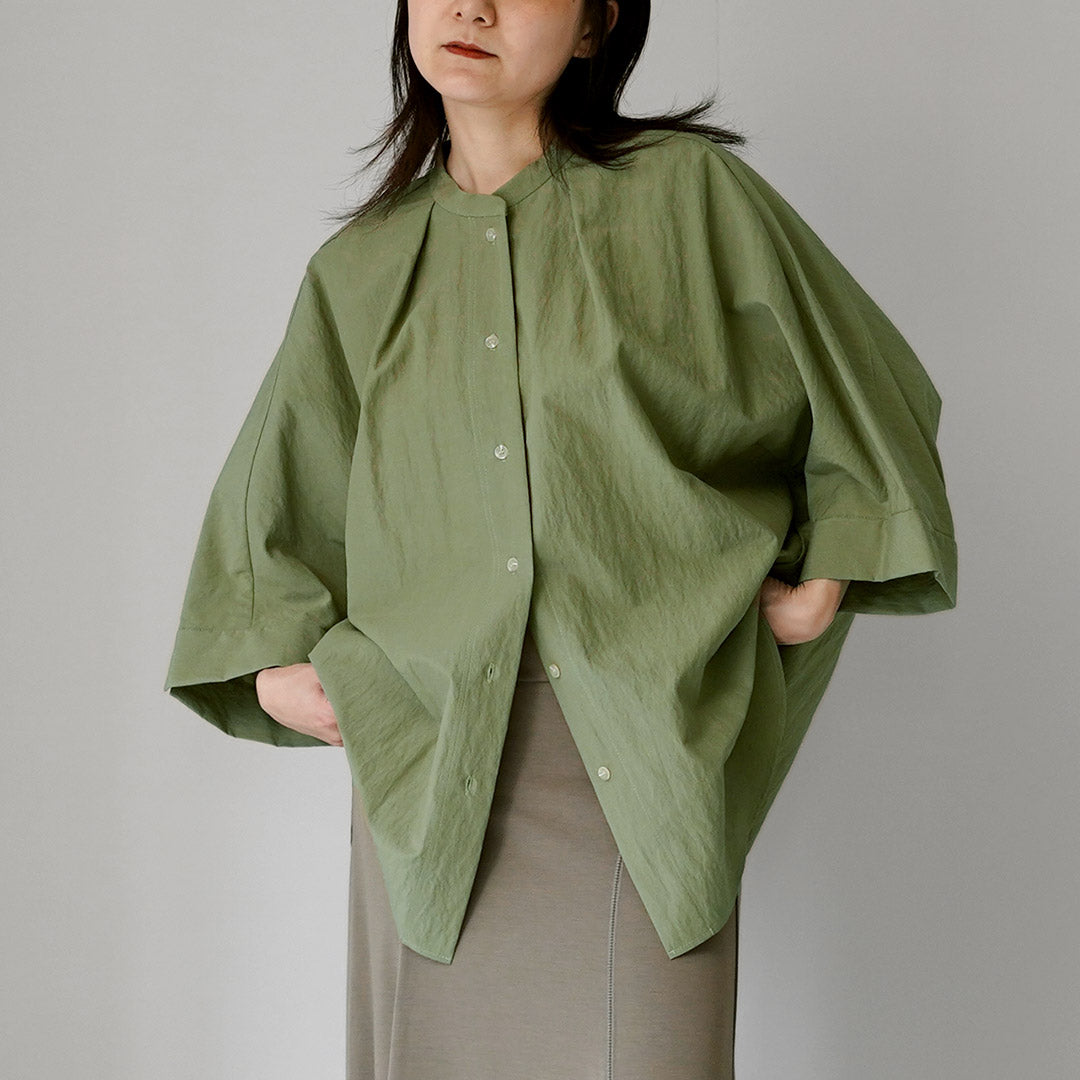 YENN（イェン） ラウンドフォーム シャツ / レディース オーバーシャツ