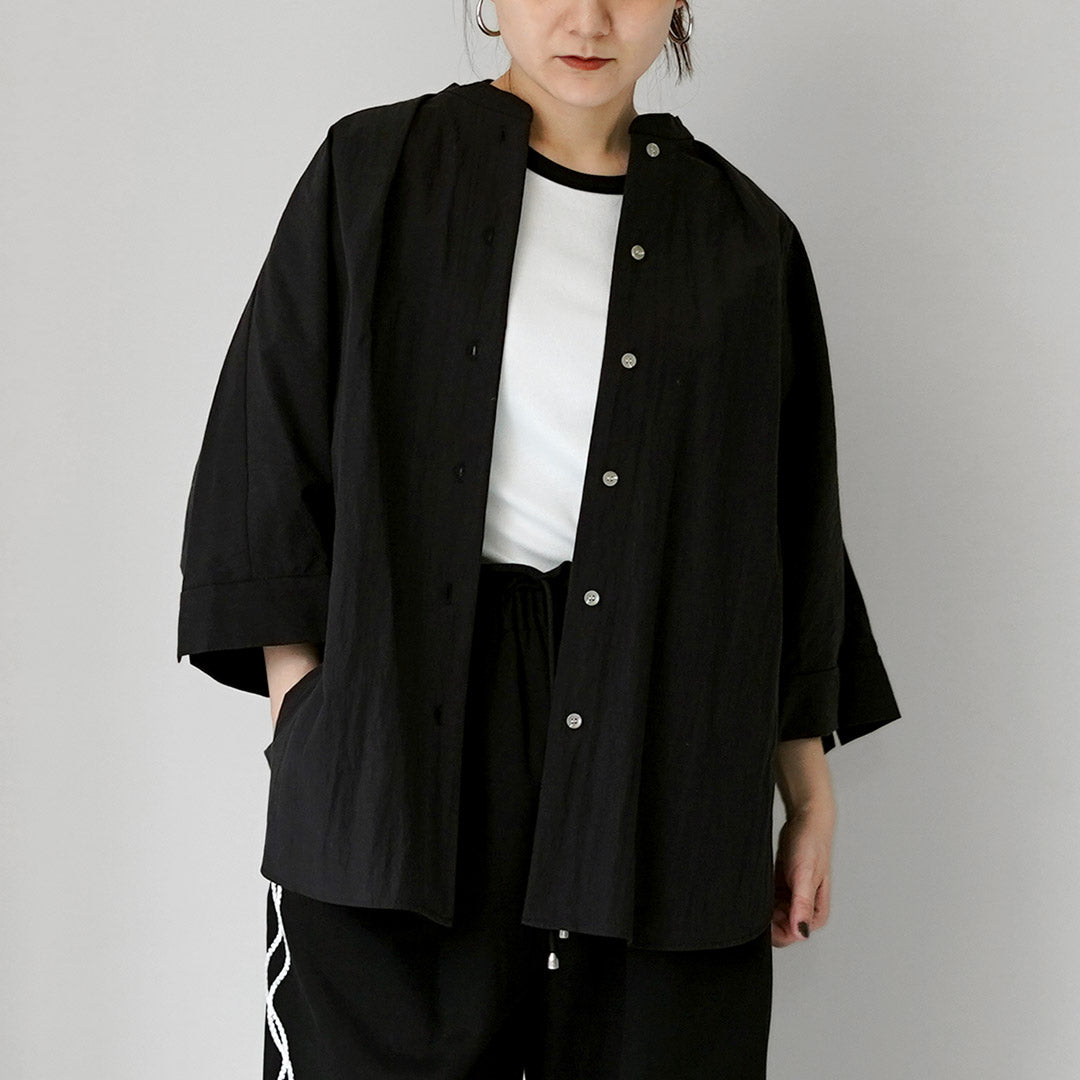 YENN（イェン） ラウンドフォーム シャツ / レディース オーバーシャツ
