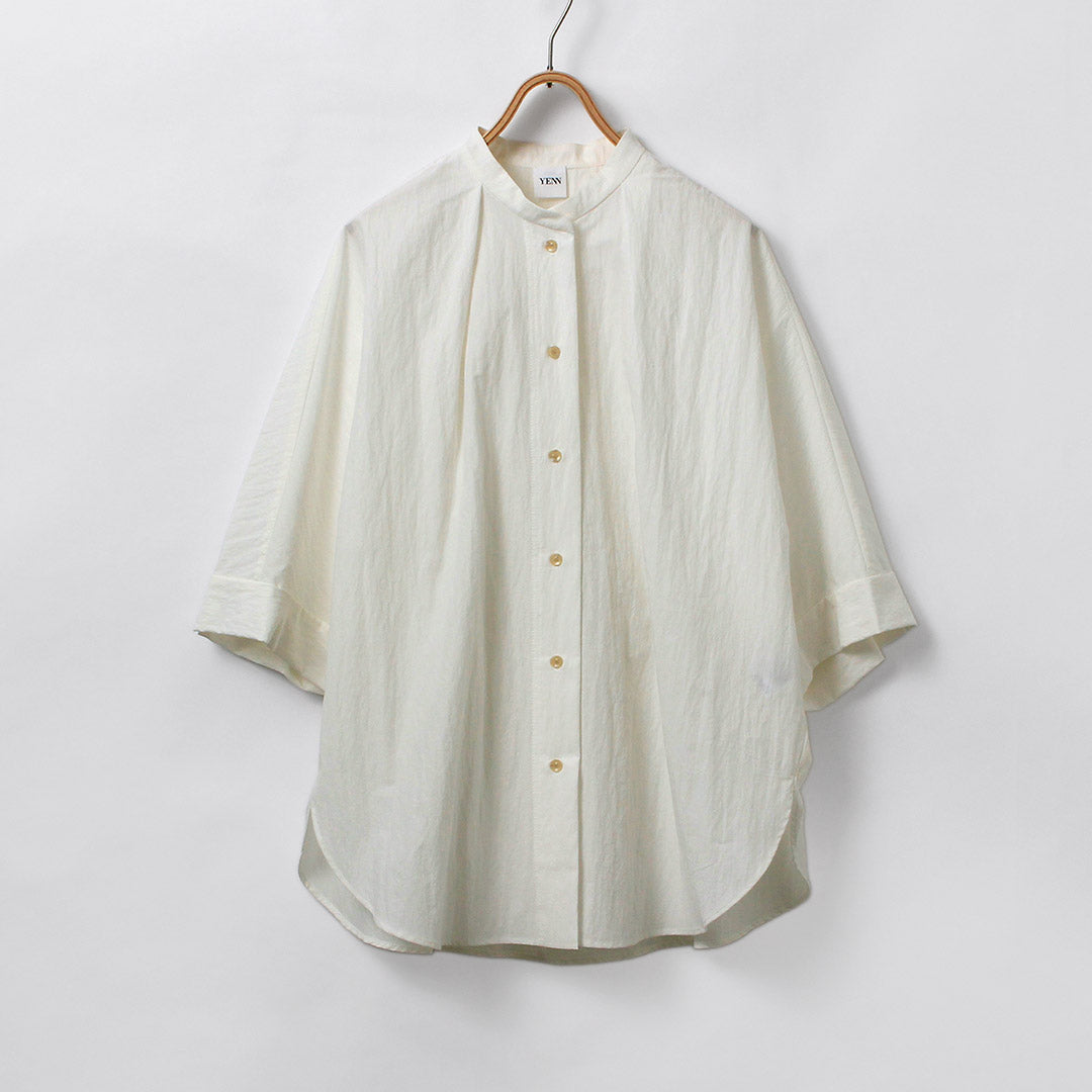 YENN（イェン） ラウンドフォーム シャツ / レディース オーバーシャツ