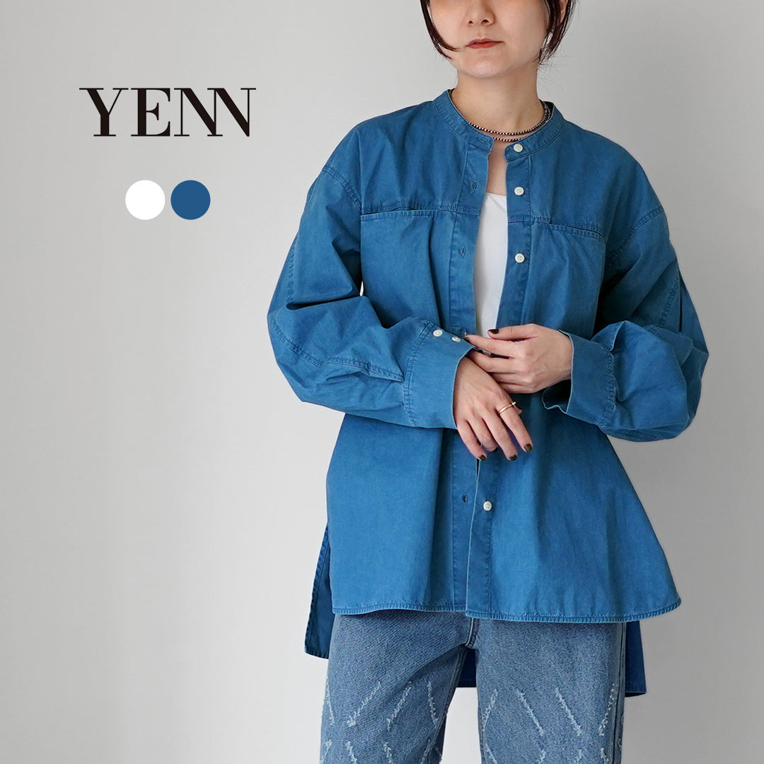 YENN（イェン） ピグメント ウォッシュ シャツ