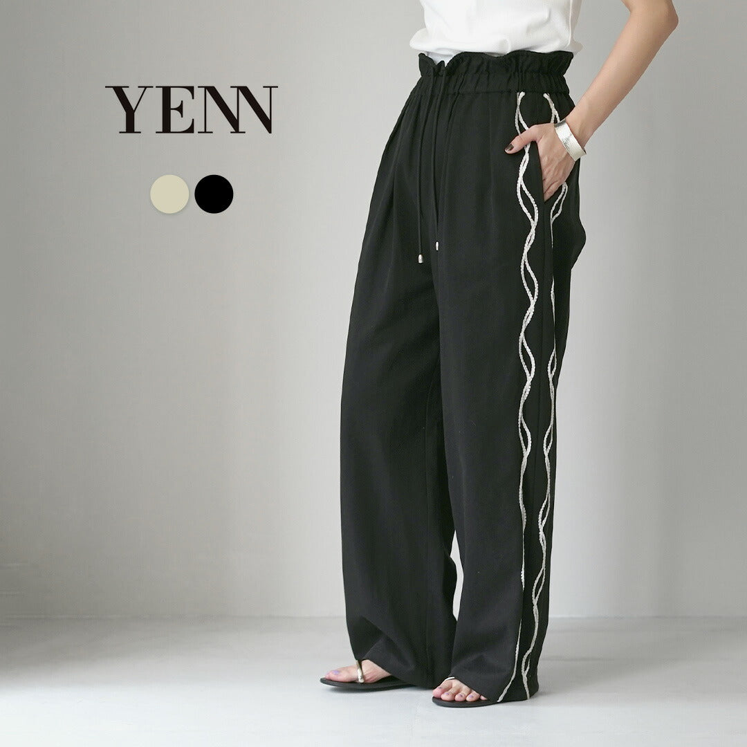 YENN（イェン） コード エンブロイダリー パンツ / レディース｜ROCOCO