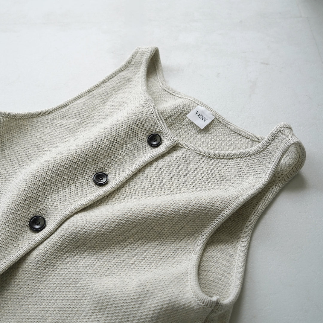 YENN（イェン） ボートネック ニットベスト