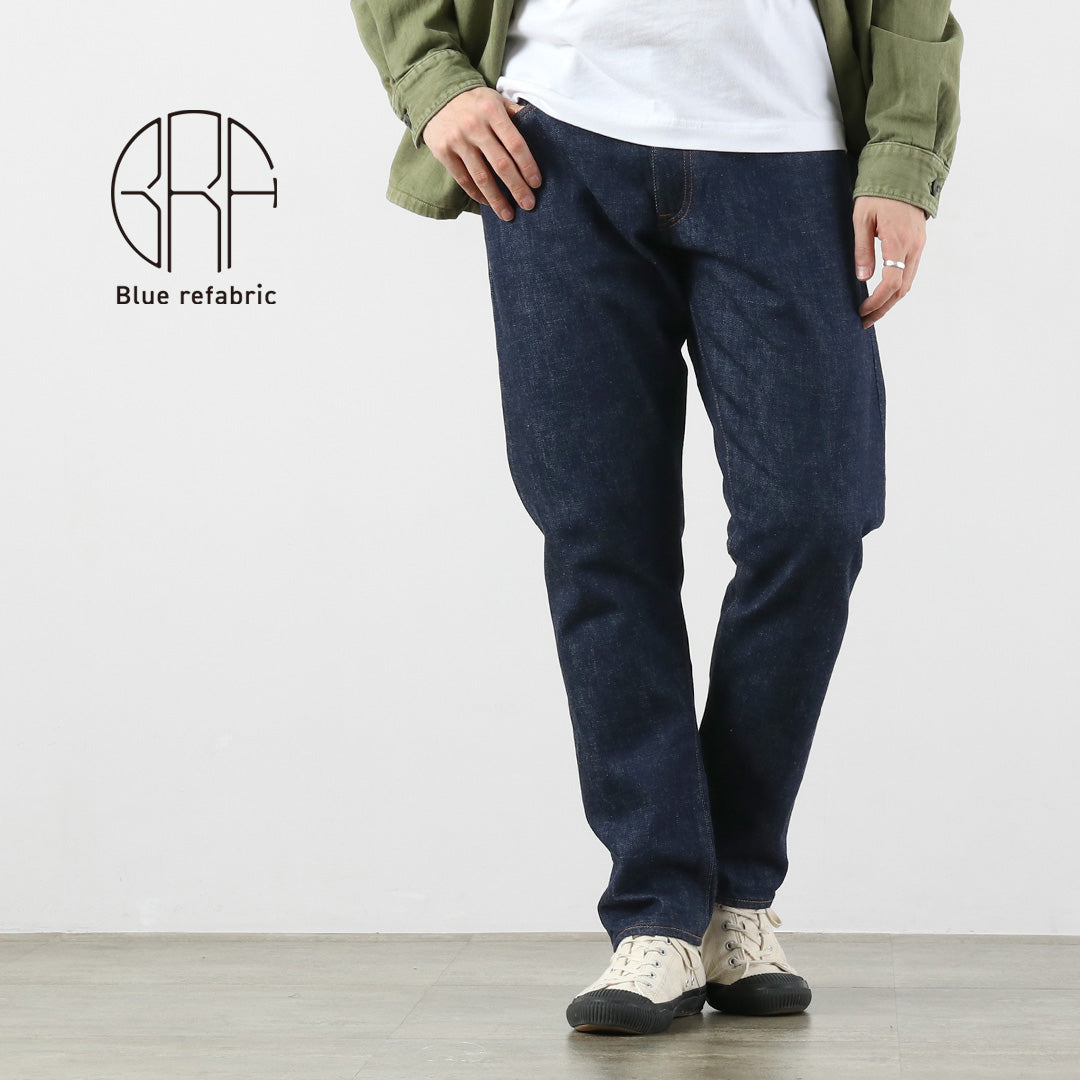 Blue refabric（ブルーリファブリック） 13oz セミワイドテーパード 5Pジーンズ 日本製