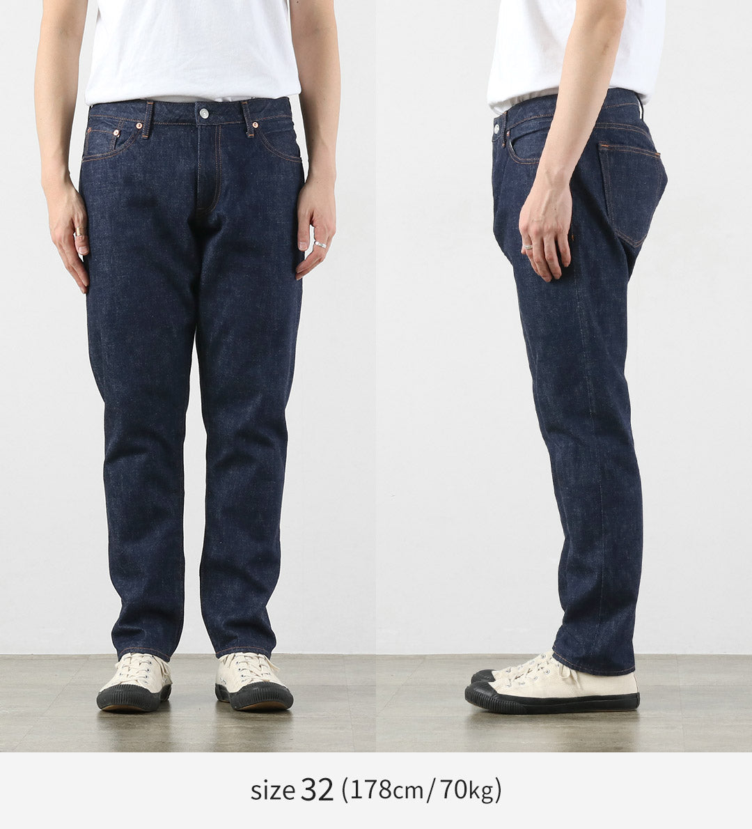 Blue refabric（ブルーリファブリック） 13oz セミワイドテーパード 5Pジーンズ 日本製