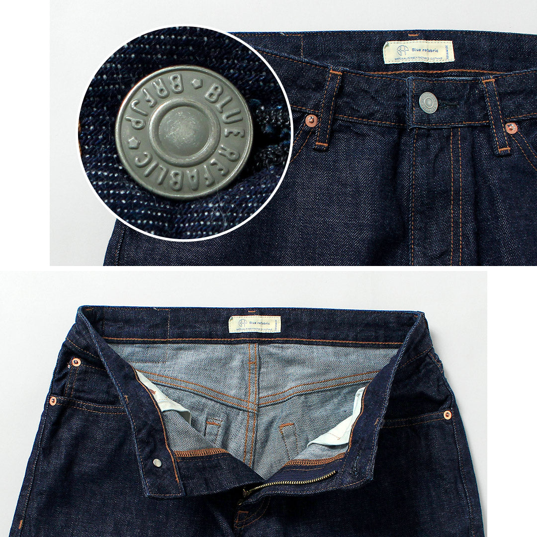 Blue refabric（ブルーリファブリック） 13oz セミワイドテーパード 5P