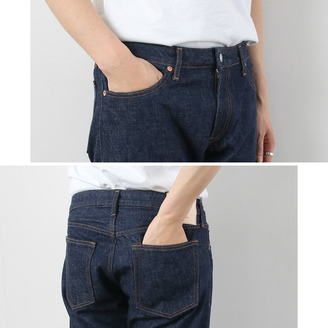 P rps ダークブルー ストレートレッグデニム サイズ33 Levi's RED TAB リーバイス 555 リラックスストレート デニム ジーンズ