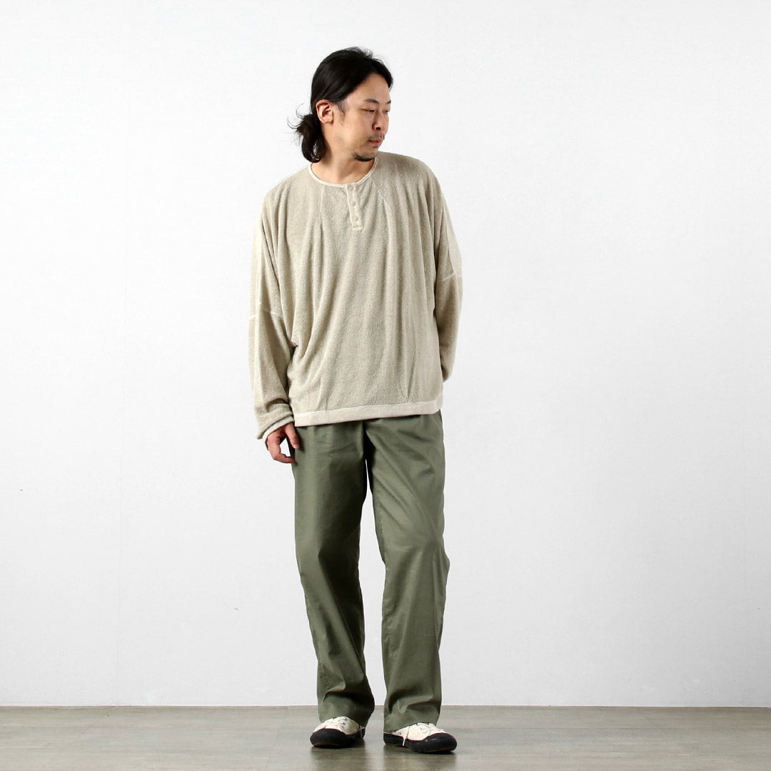 猿*屋様 値下げ！希少　レア　nu/ke ナイロンパンツ KEMA DESIGNS（ケマデザインズ） タック レイジーパンツ 日本製 / 麻