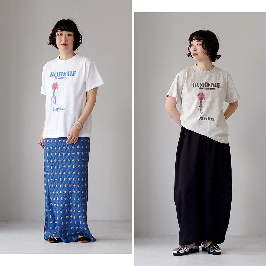 TRICOMER（トリコメル） BOHEME BOTANIQUE プリントTシャツ