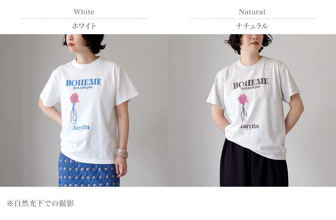 TRICOMER（トリコメル） BOHEME BOTANIQUE プリントTシャツ