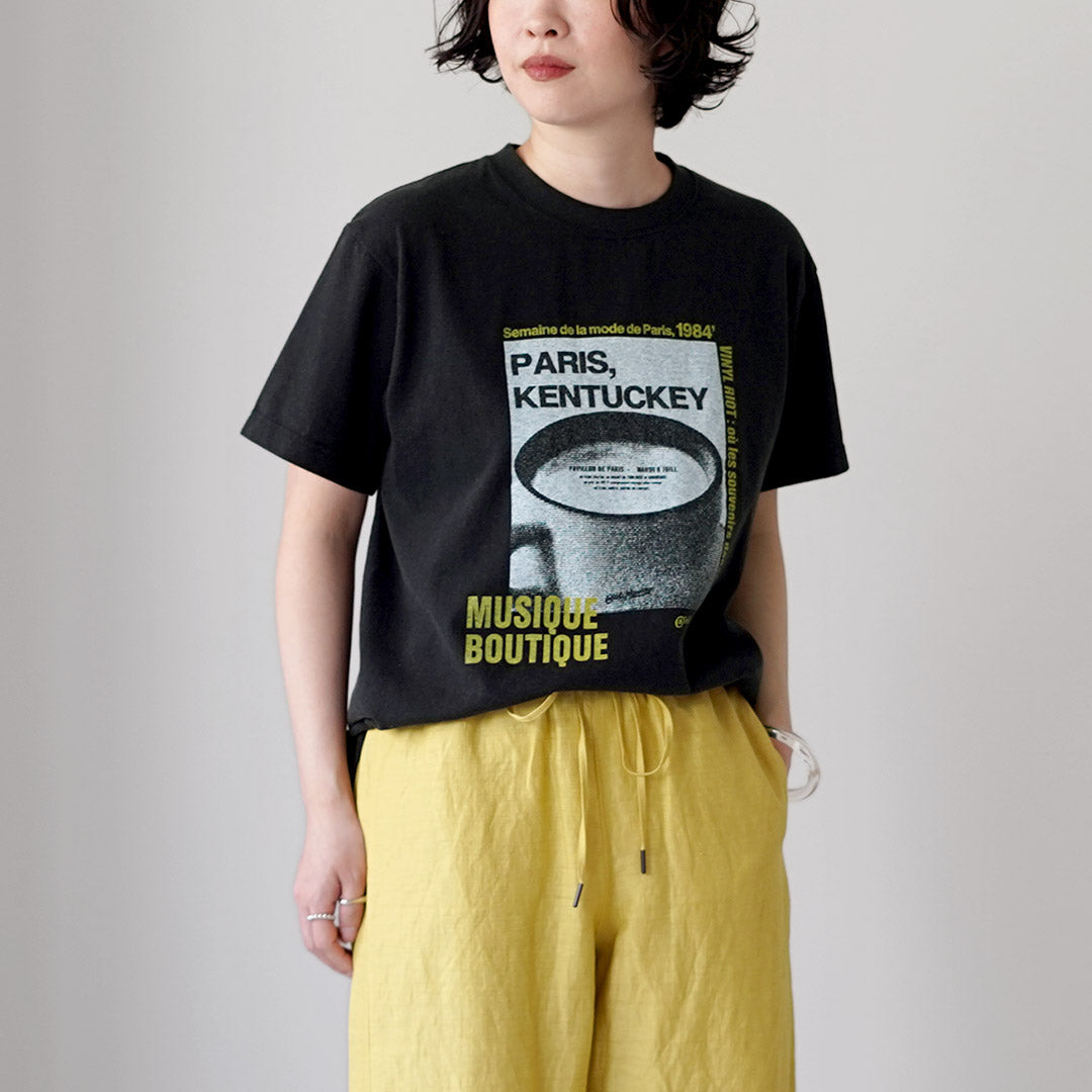 TRICOMER（トリコメル） PARIS,KENTUCKY プリントTシャツ