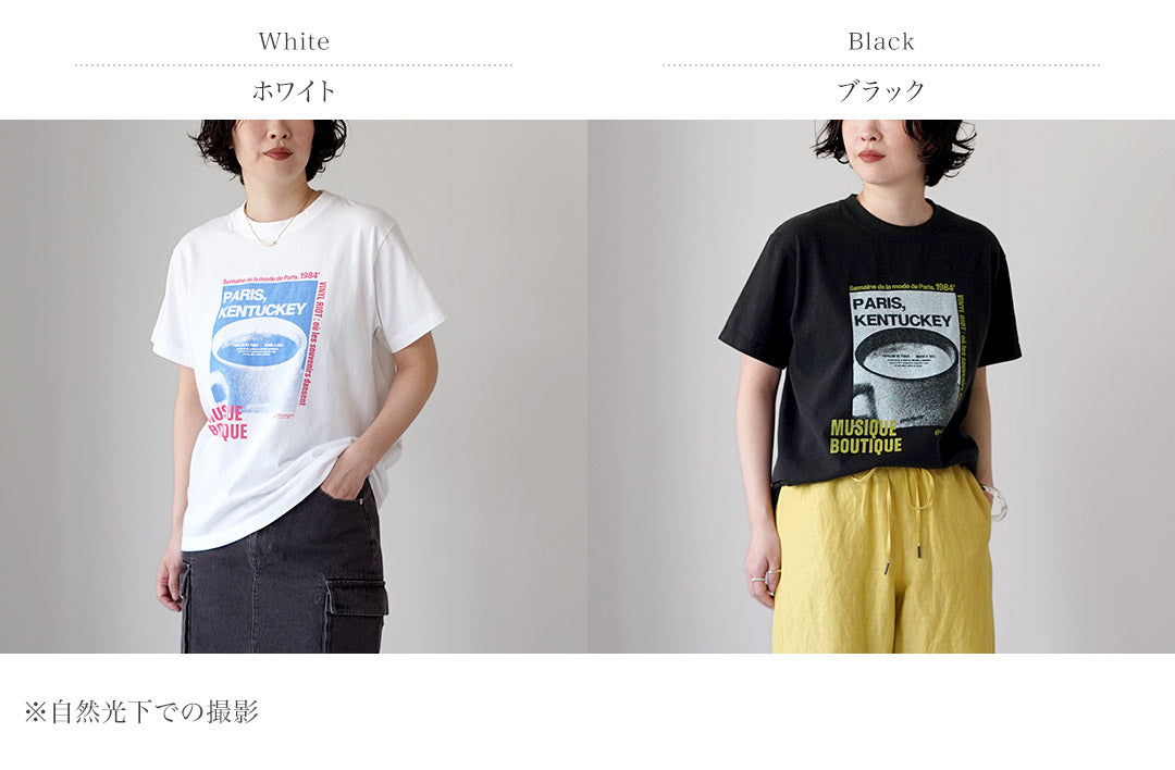 TRICOMER（トリコメル） PARIS,KENTUCKY プリントTシャツ / レディース