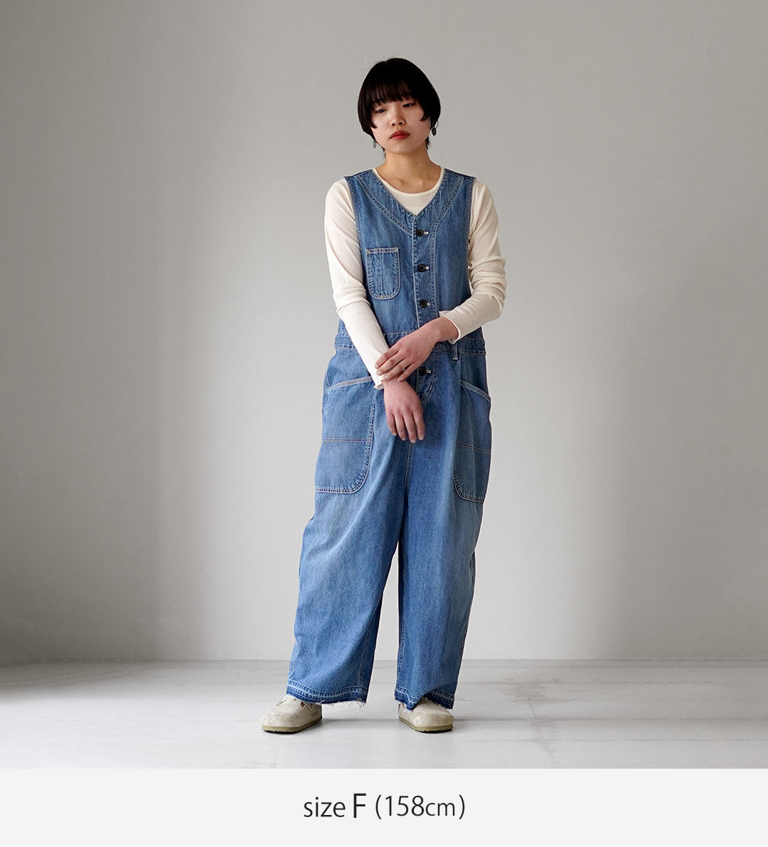 TUMUGU（ツムグ） 9ozデニム オールインワン