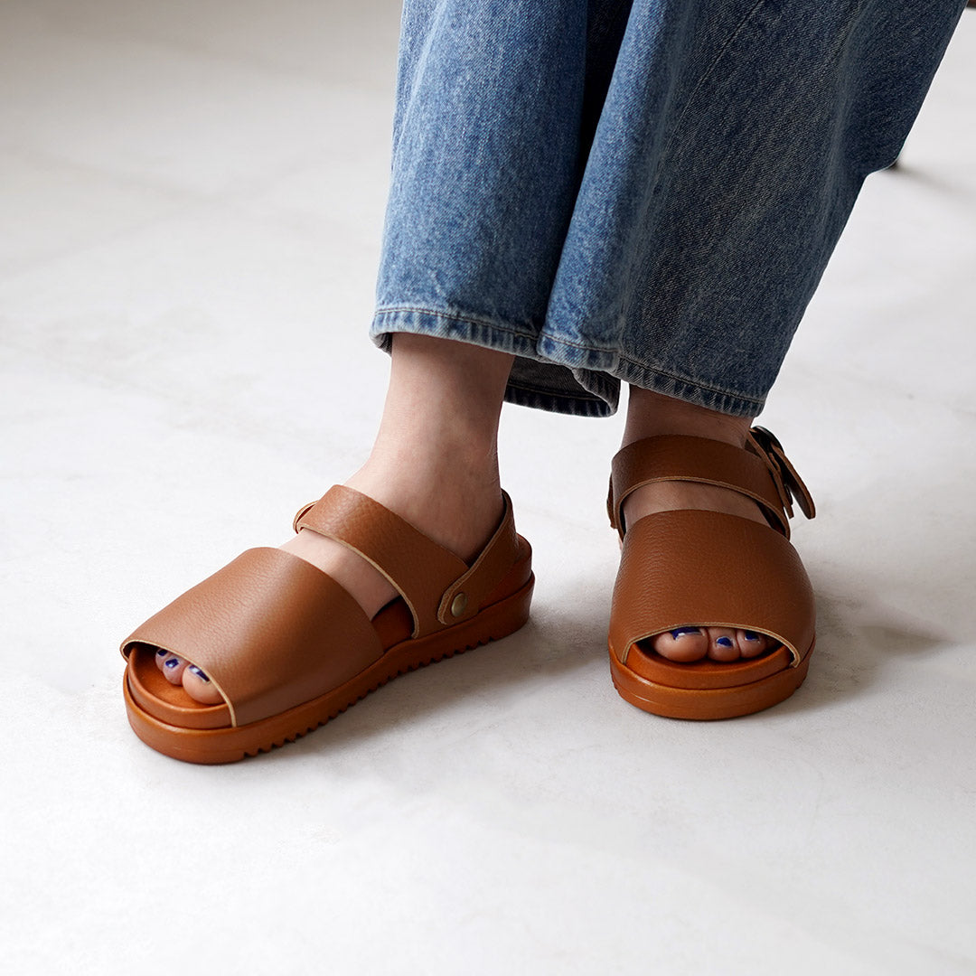 TUMUGU（ツムグ） tumugu×hcubuch welle ヴェレ レザーサンダル 日本製