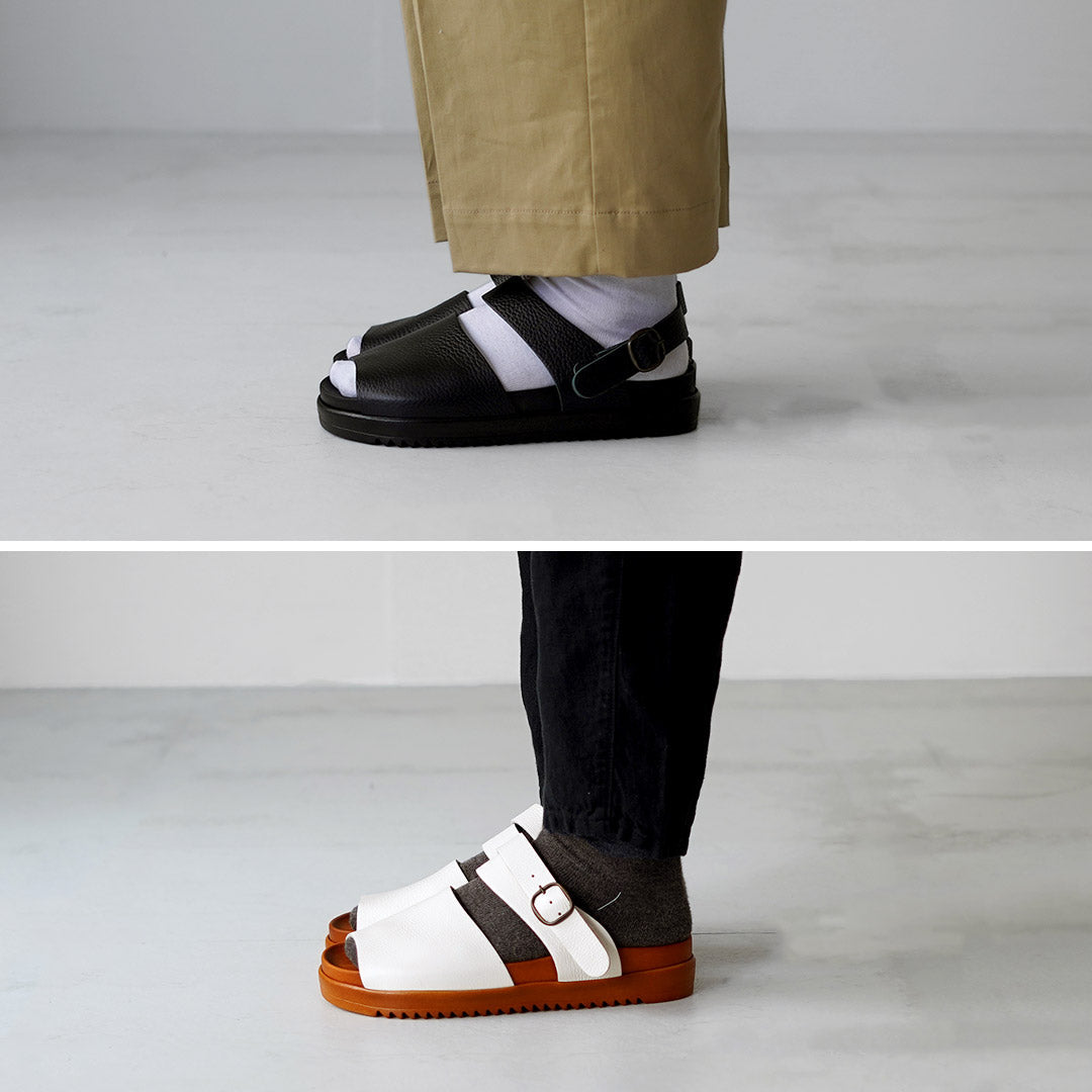 TUMUGU（ツムグ） tumugu×hcubuch welle ヴェレ レザーサンダル 日本製