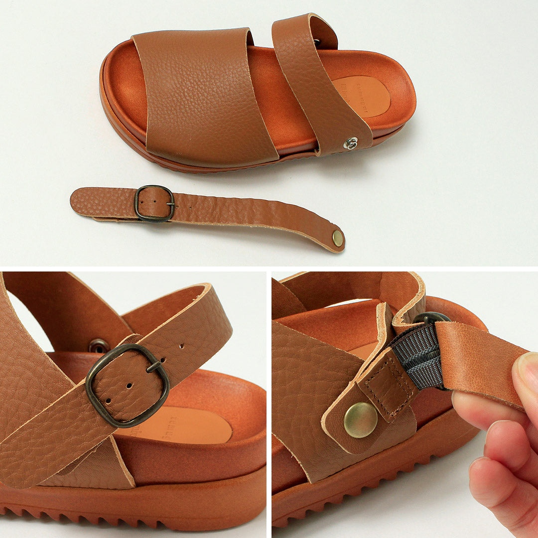 TUMUGU（ツムグ） tumugu×hcubuch welle ヴェレ レザーサンダル 日本製