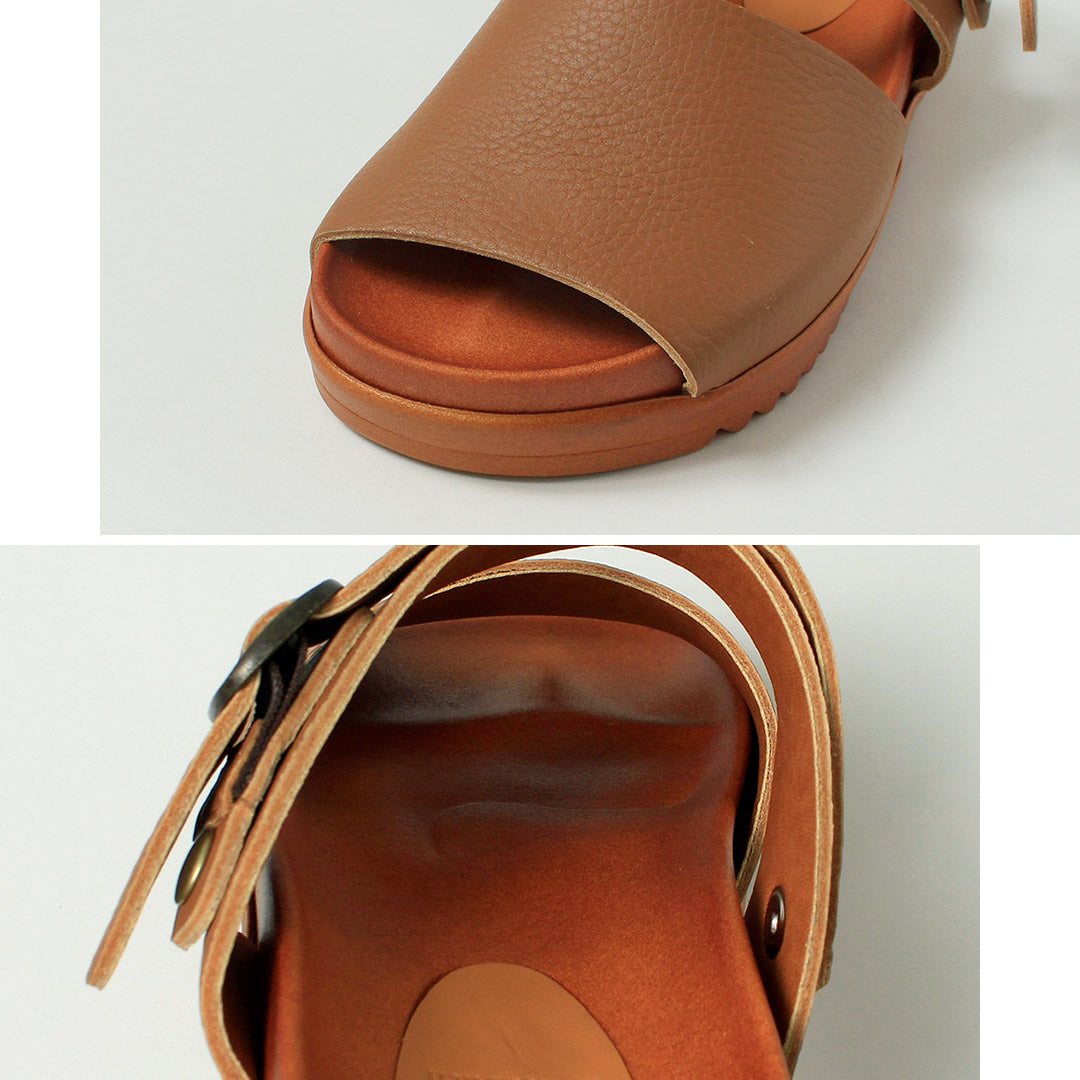 TUMUGU（ツムグ） tumugu×hcubuch welle ヴェレ レザーサンダル 日本製