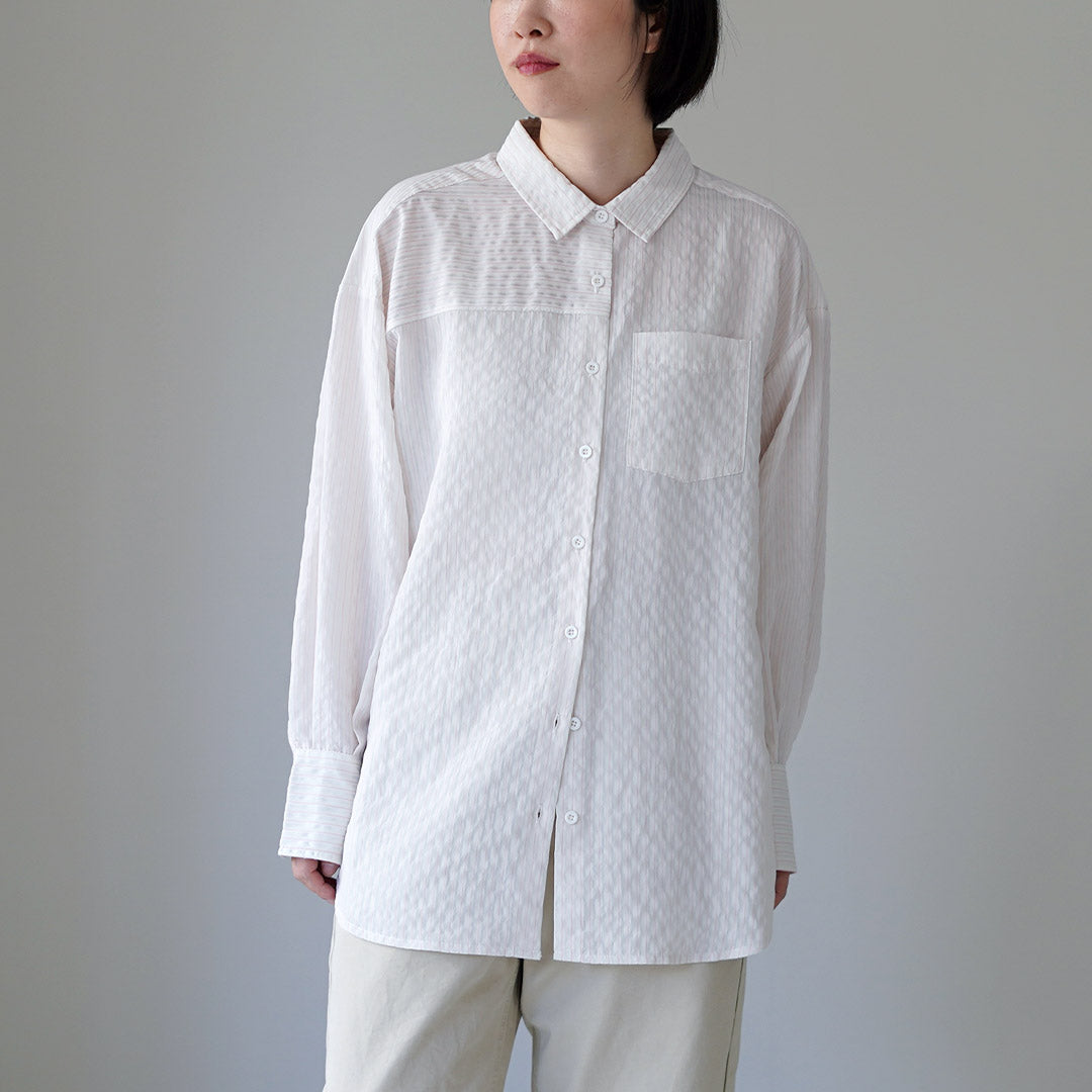 KELEN（ケレン） TESSA シアーストライプシャツ