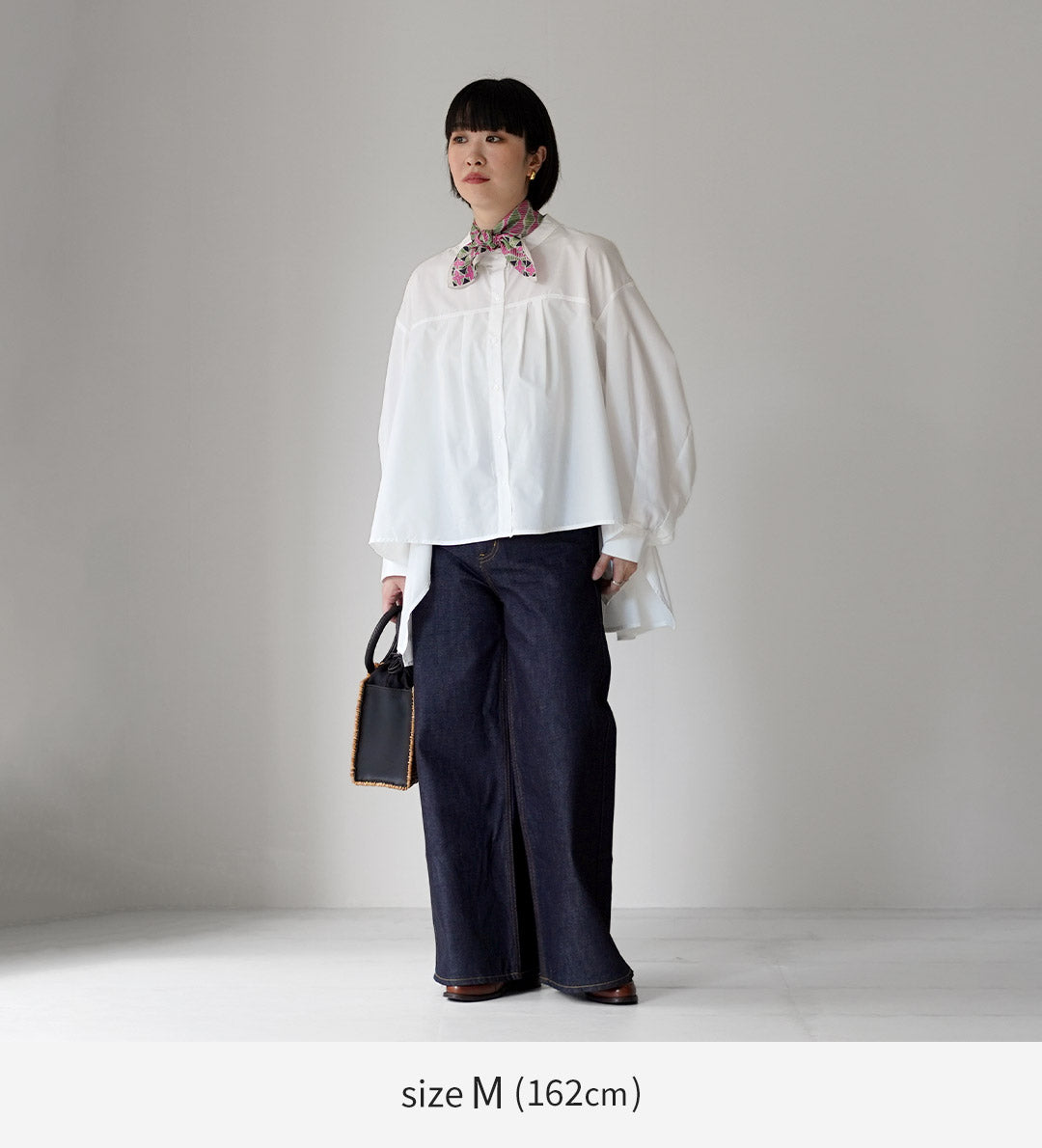 KELEN（ケレン） WAVY バルーンスリーブ フレアブラウス