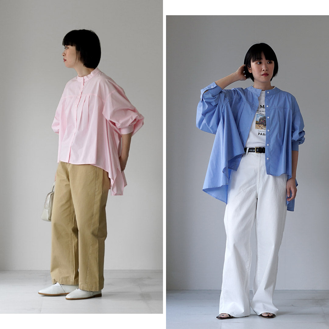 KELEN（ケレン） WAVY バルーンスリーブ フレアブラウス