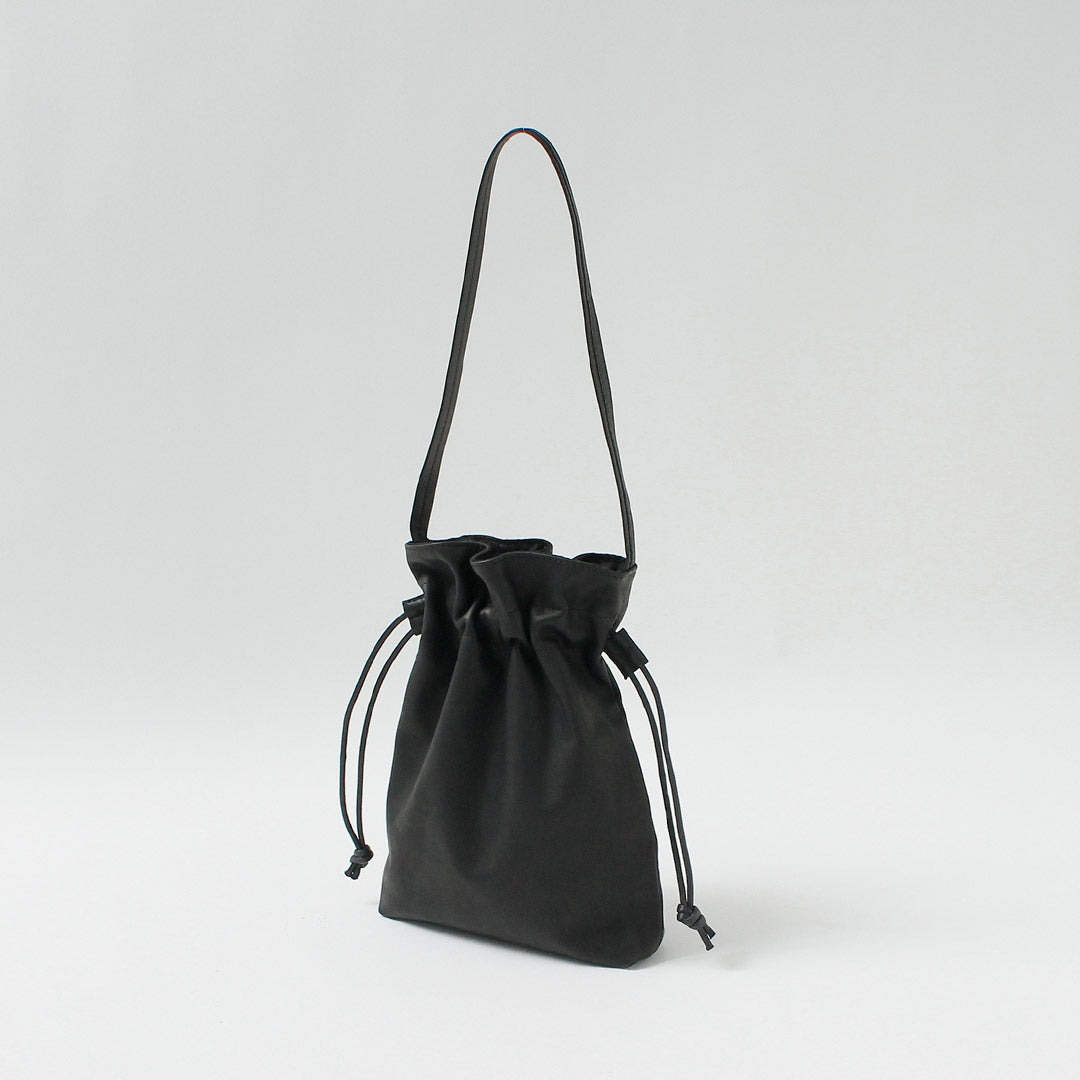 MR.OLIVE ミスターオリーブ 本革 巾着 MR.OLIVE ミスターオリーブ / E.O.I / WATER PROOF LIGHT LEATHER