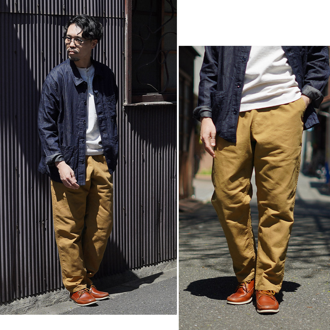 Blue refabric（ブルーリファブリック） ダック イージーパンツ 日本製