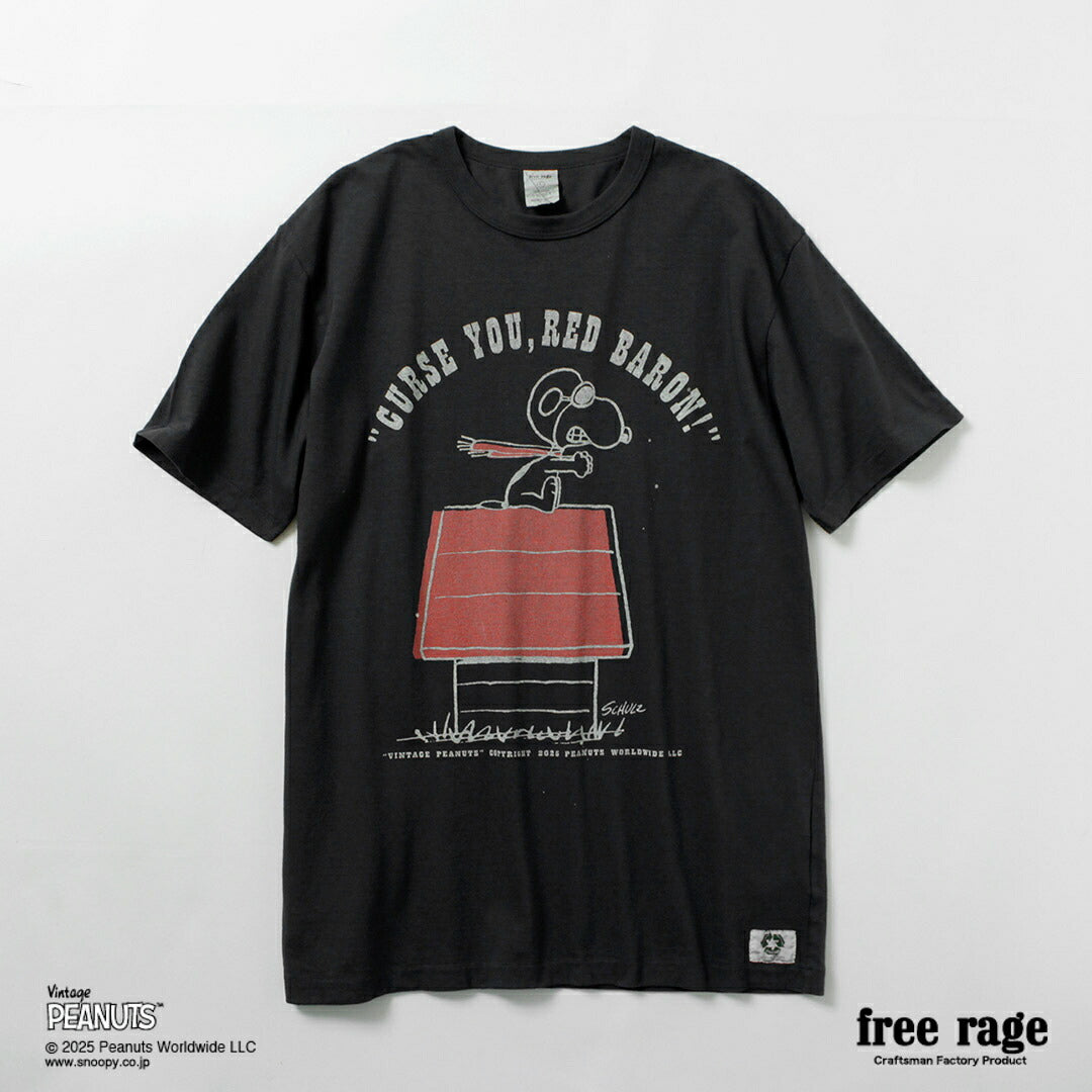 FREE RAGE（フリーレイジ） PEANUTS×free rage レッドバロン プリント