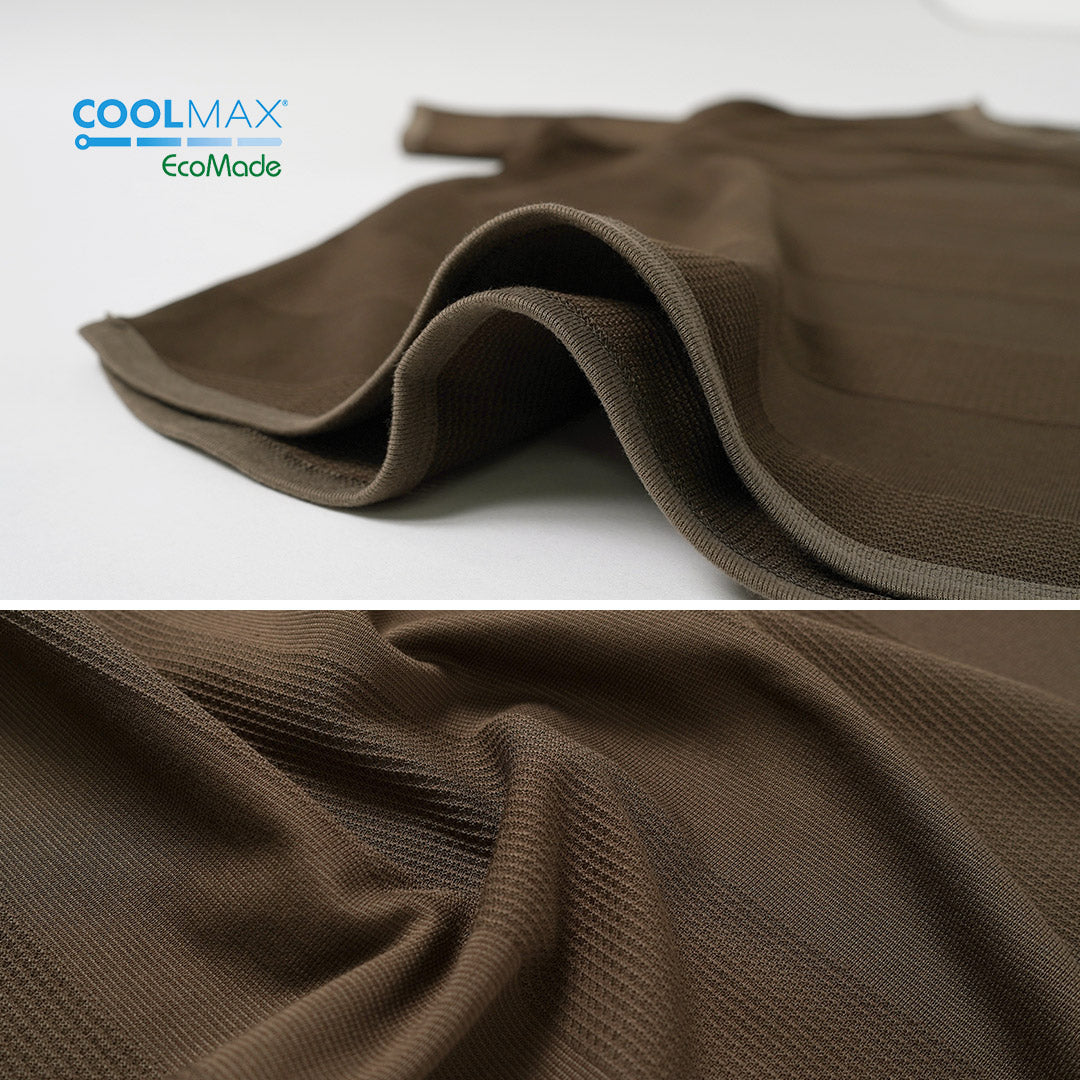 RE MADE IN TOKYO JAPAN（アールイーメイドイントウキョウジャパン） ジャガード ボーダーニットTシャツ Cool Max 日本製