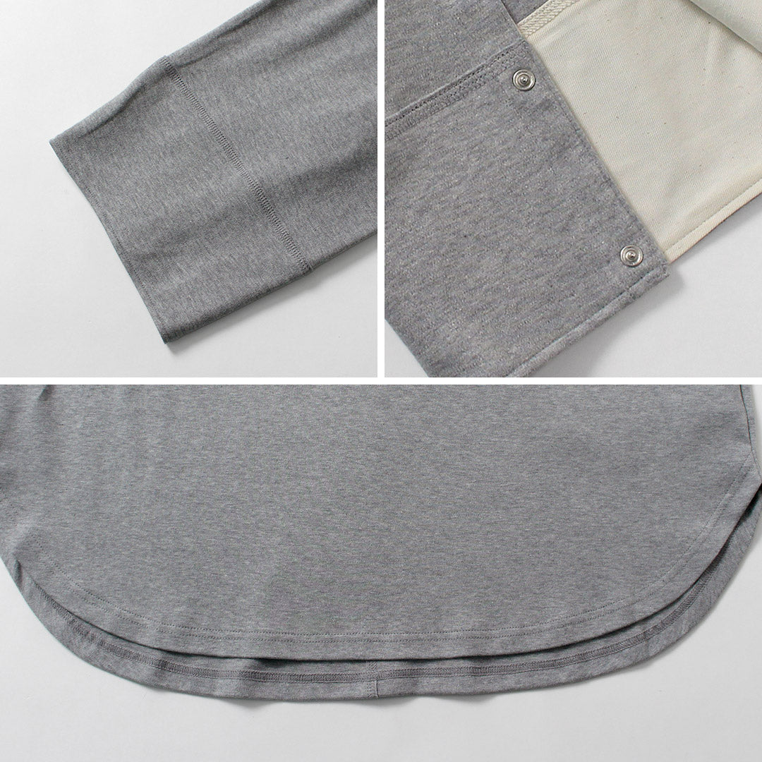etretokyo ボートネックカフスロンTee グレー ETRE TOKYO - ボートネックカフスロンTee (GREY） | ADDICT WEB SHOP